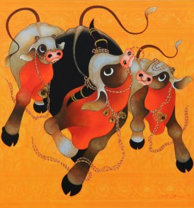 H.R Das Painting