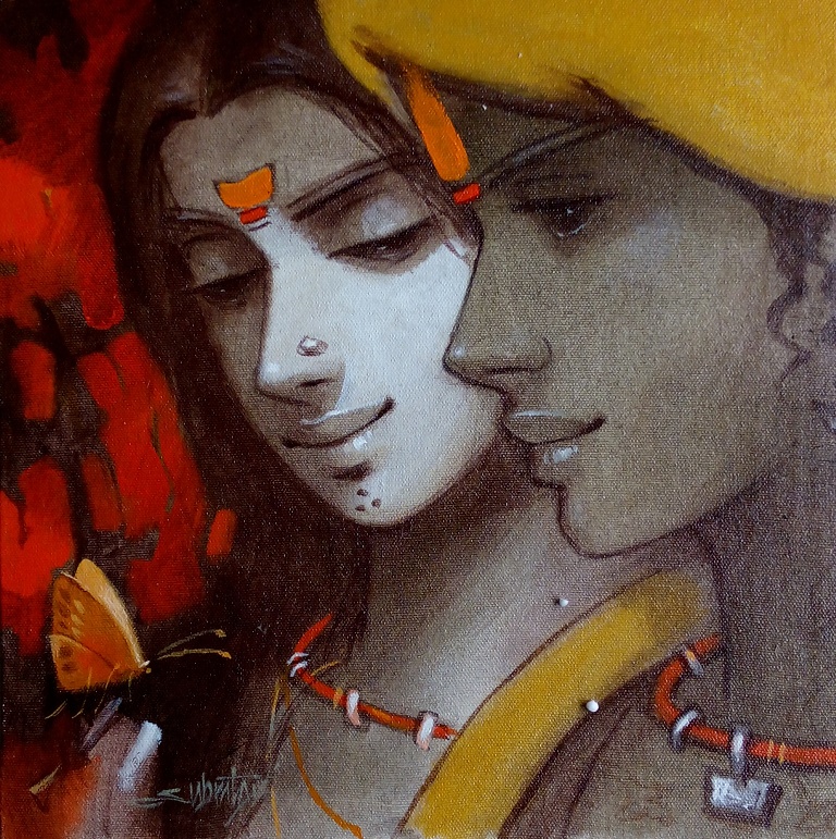 1.-Subrata-Das-Lover-12-x-12-inches-AOC