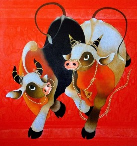 H.R Das Painting