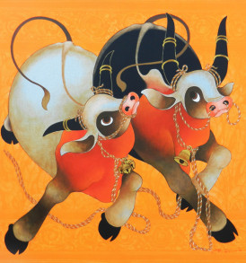 H.R Das Painting