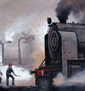 Kishore Pratim Biswas Painting