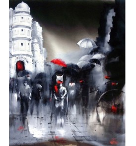 Dilip Chaudhury Painting