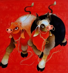 H.R Das Painting