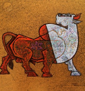 Dinkar Jadhav-Bull I-18x18