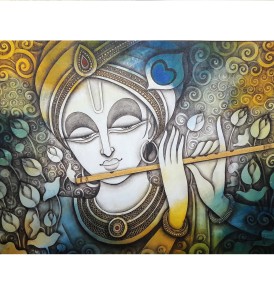 Rakesh Mandal Krishna-indianartplace.com