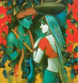 Subrata Das l Rhythm of Love l 36 x 36 inches