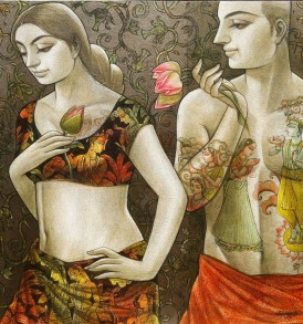 Sukanta Das l Couple l 36x36 inches