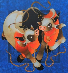 H R Das painting