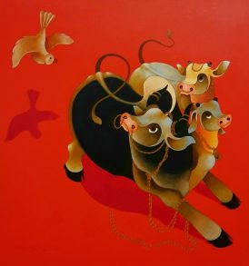 H.R Das Painting